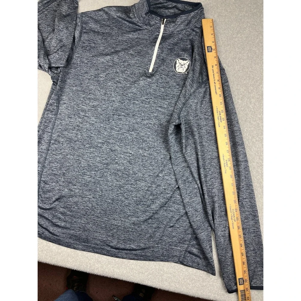 Butler Bulldogs NCAA Pullover 1/4 Zip Mens XL Colosseum Gray Activewear